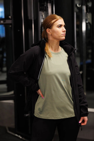 Careless Treningsjakke Active jacket - Black