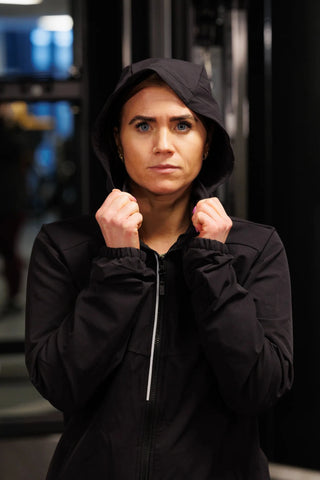 Careless Treningsjakke Active jacket - Black