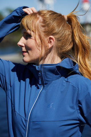 Careless Treningsjakke Active jacket - Ensign Blue