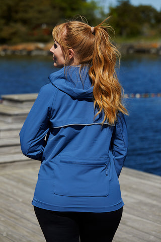 Careless Treningsjakke Active jacket - Ensign Blue