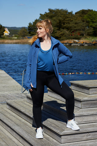 Careless Treningsjakke Active jacket - Ensign Blue
