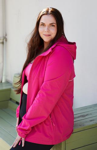 Careless Treningsjakke Active Jacket - Pink Peacock