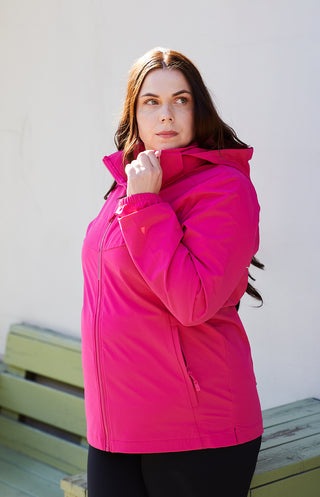 Careless Treningsjakke Active Jacket - Pink Peacock