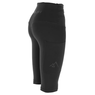 Careless Treningsshorts Active scrunch shape midi biker shorts - Black