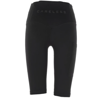 Careless Treningsshorts Active scrunch shape midi biker shorts - Black