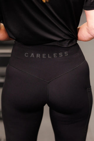 Careless Treningstights Active shape tights - Black