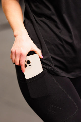 Careless Treningstights Active shape tights - Black