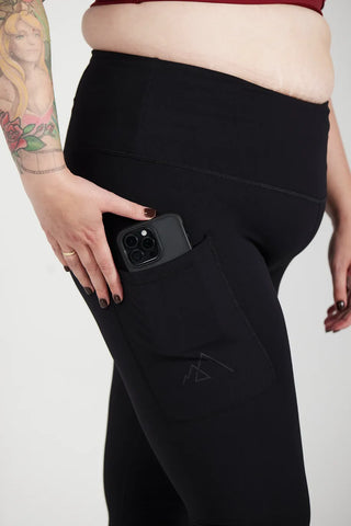 Careless Treningstights Active shape tights - Black