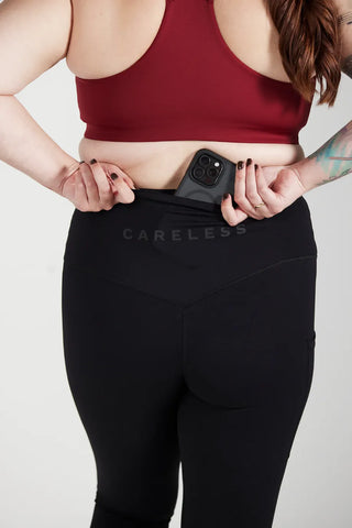 Careless Treningstights Active shape tights - Black