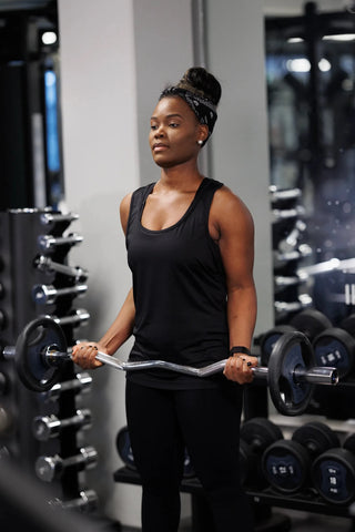 Careless Treningstopp Active top - Black