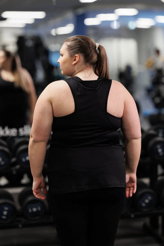 Careless Treningstopp Active top - Black