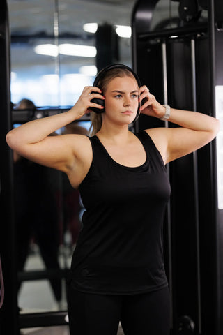 Careless Treningstopp Active top - Black