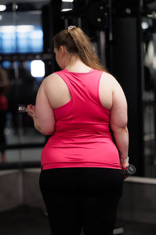 Careless Treningstopp Active top - Pink