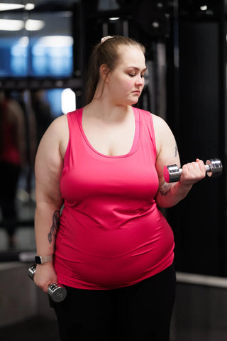 Careless Treningstopp Active top - Pink