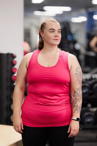 Careless Treningstopp Active top - Pink