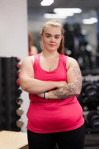 Careless Treningstopp Active top - Pink