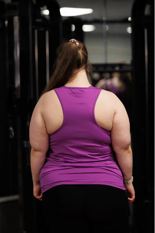 Careless Treningstopp Active top - Violet