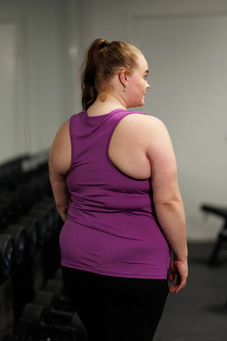 Careless Treningstopp Active top - Violet