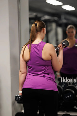 Careless Treningstopp Active top - Violet