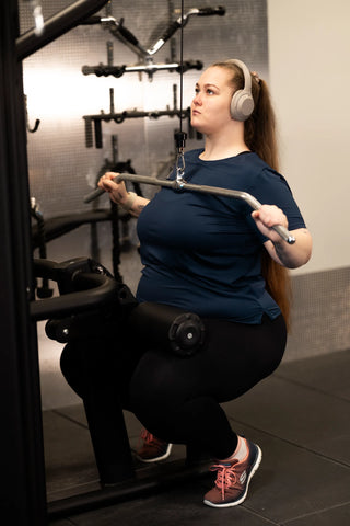 Active loose fit T-shirt - Navy