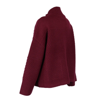 Katinka strikket cardigan - Burgunder