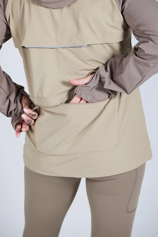 Careless Active jacket - Leafless Tree / Oxford Tan