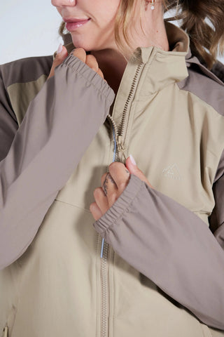 Careless Active jacket - Leafless Tree / Oxford Tan