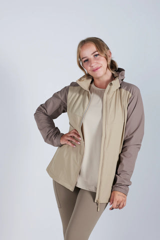 Careless Active jacket - Leafless Tree / Oxford Tan