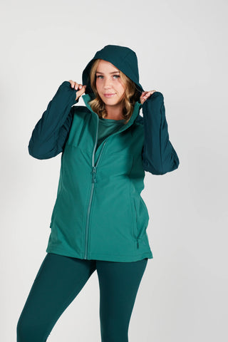 Careless Active jacket - Ponderosa Pine / Mallard Green