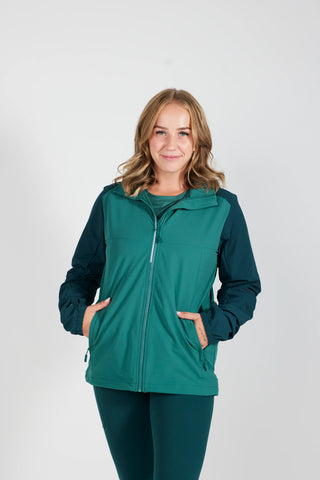 Careless Active jacket - Ponderosa Pine / Mallard Green