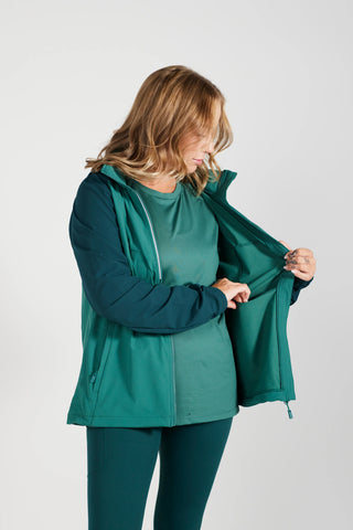 Careless Active jacket - Ponderosa Pine / Mallard Green