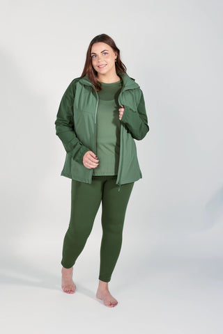Careless Active jacket - Rifle Green / Bronze Green