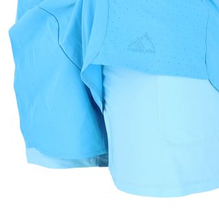 Careless Active Lady Running Shorts - Blue / Summer Song