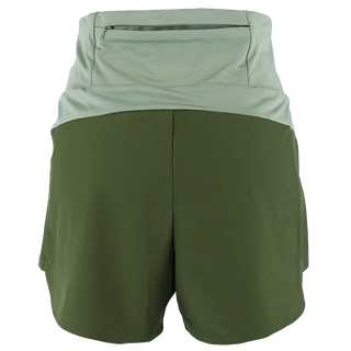 Careless Active Lady Running Shorts - Green / Light green