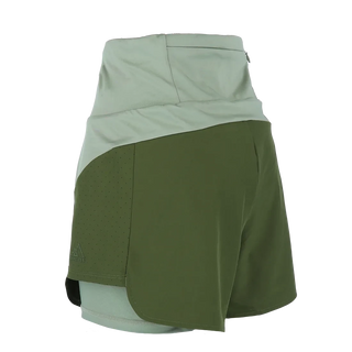 Careless Active Lady Running Shorts - Green / Light green