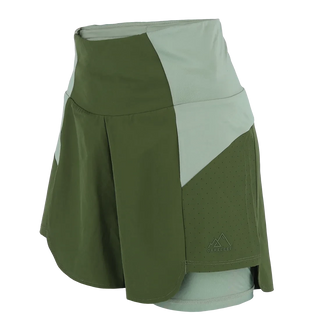 Careless Active Lady Running Shorts - Green / Light green