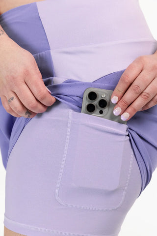 Careless Active Lady Running Shorts - Paisley Purple / Lilac Breeze
