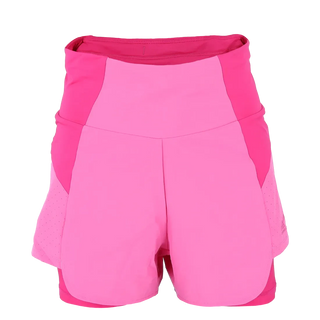 Careless Active Lady Running Shorts - Shocking Pink / Pink Peacock