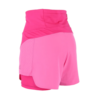 Careless Active Lady Running Shorts - Shocking Pink / Pink Peacock