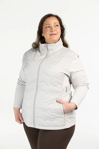 Careless Active light weight jacket - Off-white
