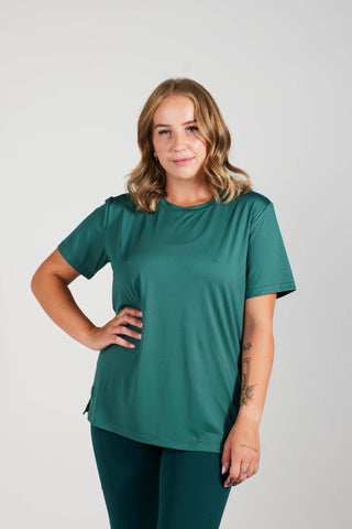 Careless Active loose fit t-shirt - Mallard Green