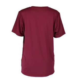 Careless Active loose fit t-shirt - Mørk rød