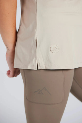 Careless Active loose fit t-shirt - Oxford Tan