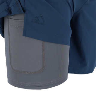 Careless Active Man Running Shorts - Mørk blå / grå