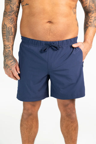 Careless Active Man Running Shorts - Mørk blå / grå