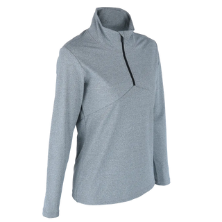 Careless Active melert half-zip dame - Grå