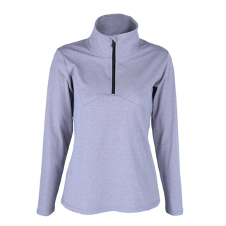 Careless Active melert half-zip dame - Lilla