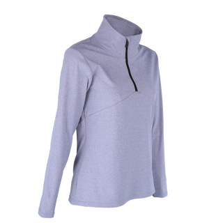 Careless Active melert half-zip dame - Lilla