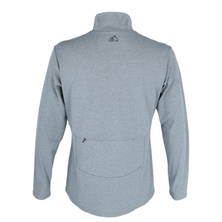 Careless Active melert half-zip mann - Grå