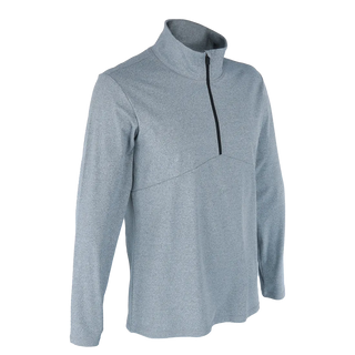 Careless Active melert half-zip mann - Grå